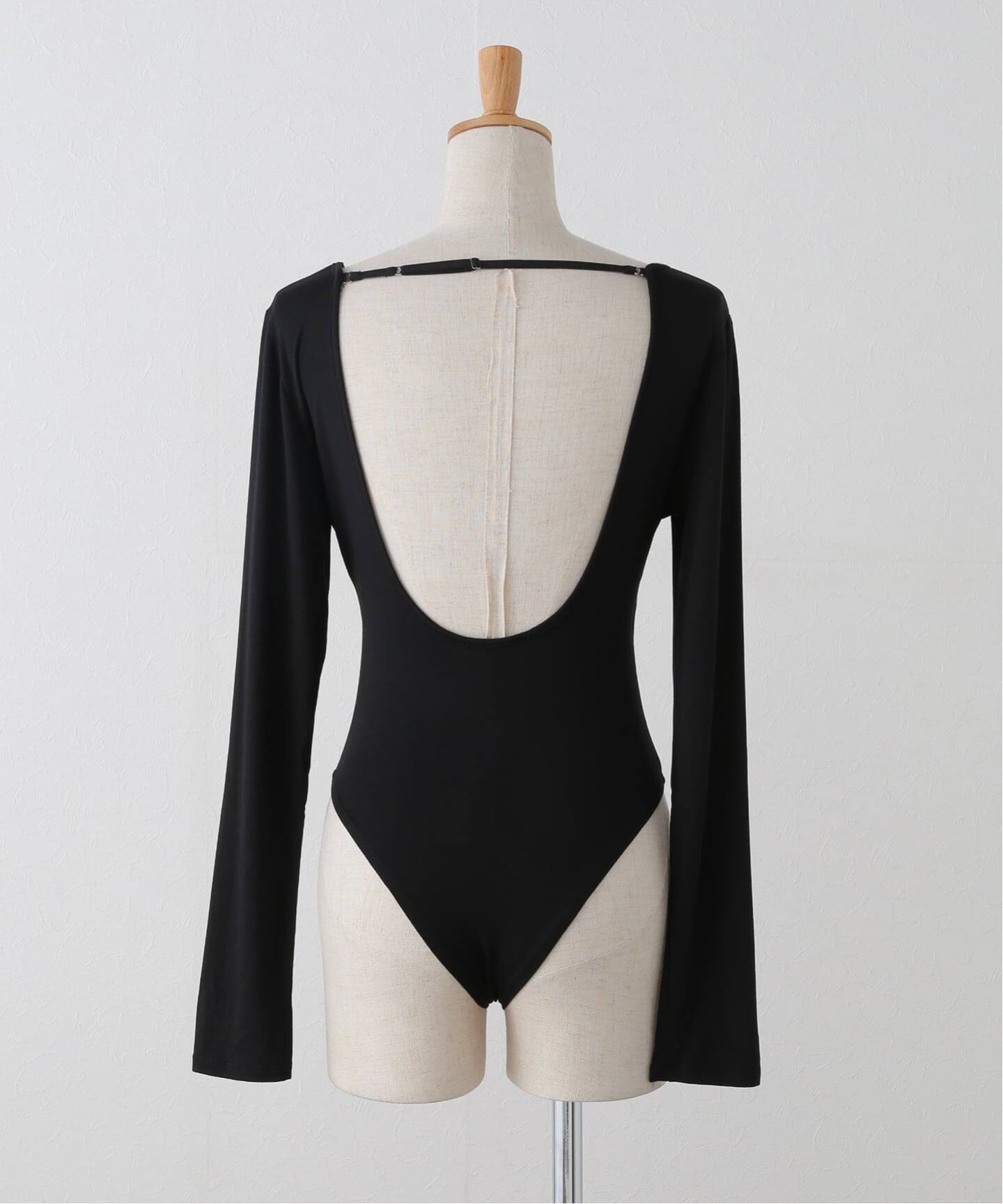 determ; デターム scoop neck bodysuit determ/デターム Scoop-Neck Bodysuit（カップ付きインナー