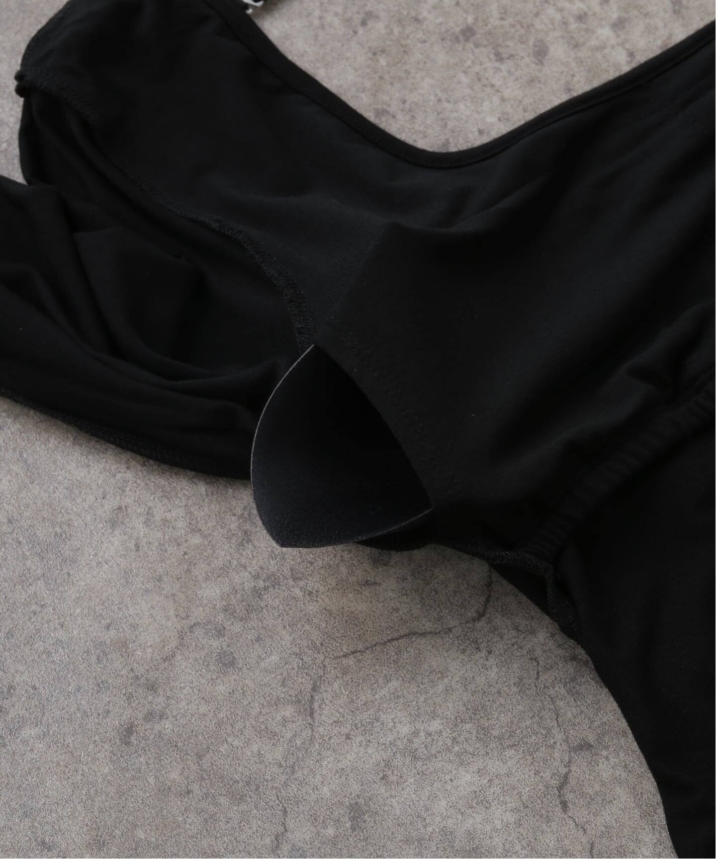 determ/デターム Scoop-Neck Bodysuit（カップ付きインナー