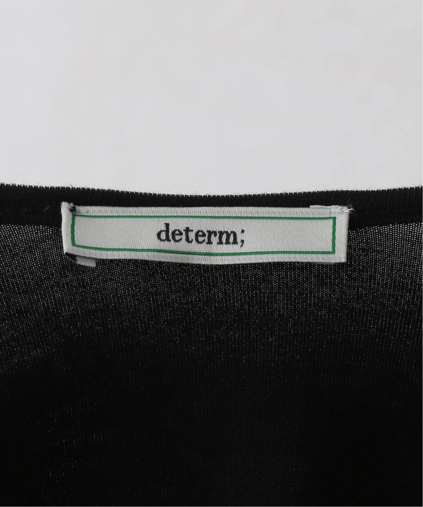 determ; デターム scoop neck bodysuit determ/デターム Scoop-Neck Bodysuit（カップ付きインナー