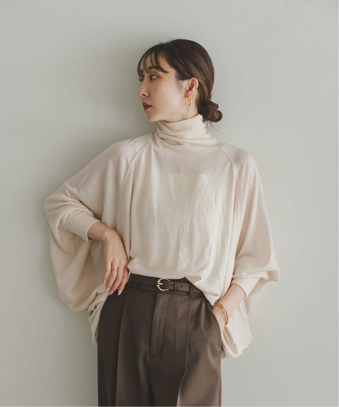 COG THE BIGSMOKE/コグザビッグスモーク MATILDA POLLO NECK ABANICOS