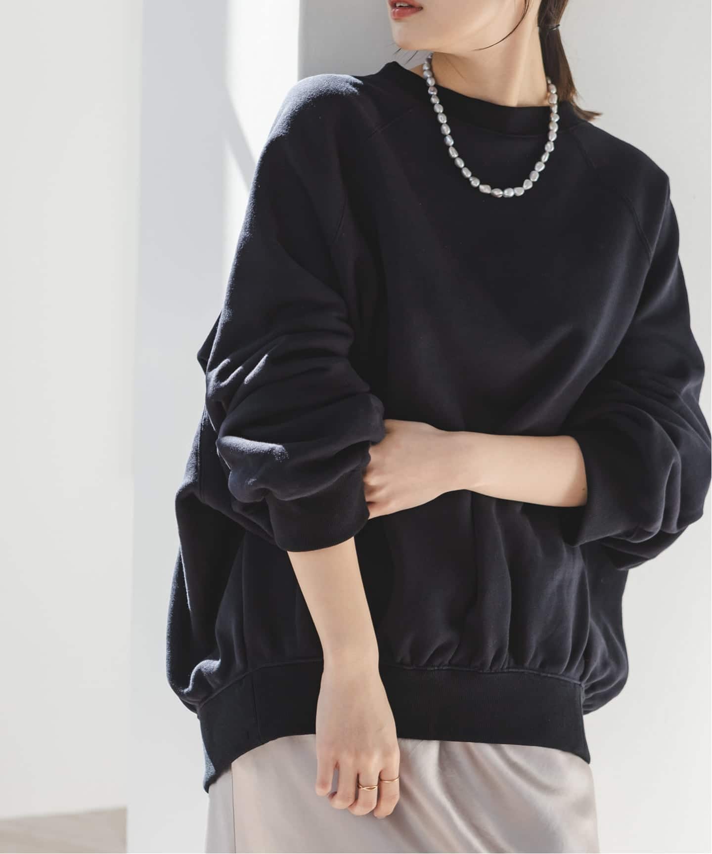 トップス COG THE BIGSMOKE/LEILA WIDE CUFF SWEAT 追加予約》COG THE BIGSMOKE/コグザビッグスモーク LEILA WIDE