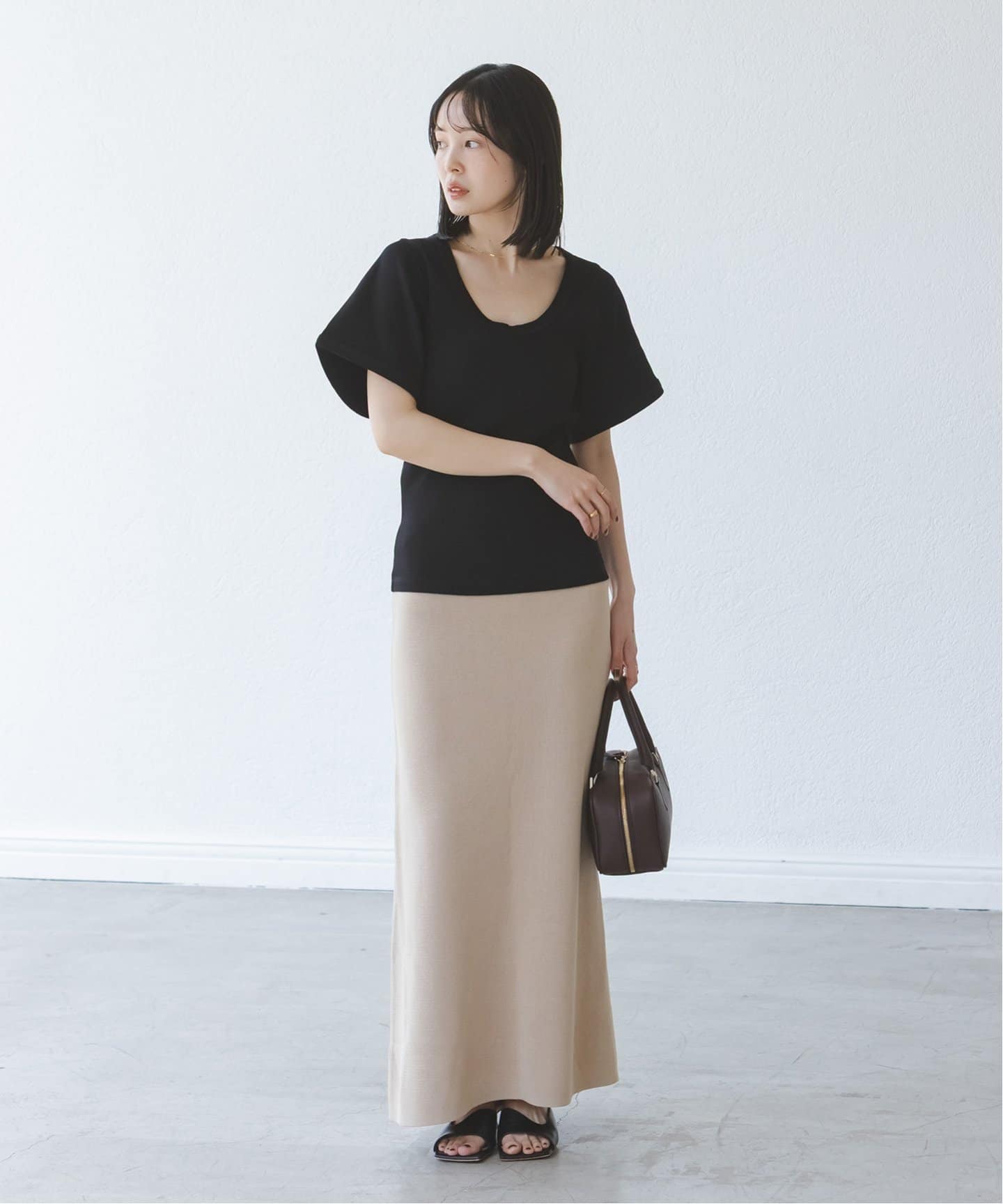 BY MALENE BIRGER - BY MALENE BIRGER バイマレーネビルガー Lunae スクープネック Tシャツ Q72079005 ホワイト 34 BY MALENE BIRGER/バイマレーネビルガー】HEDALIA｜martinique