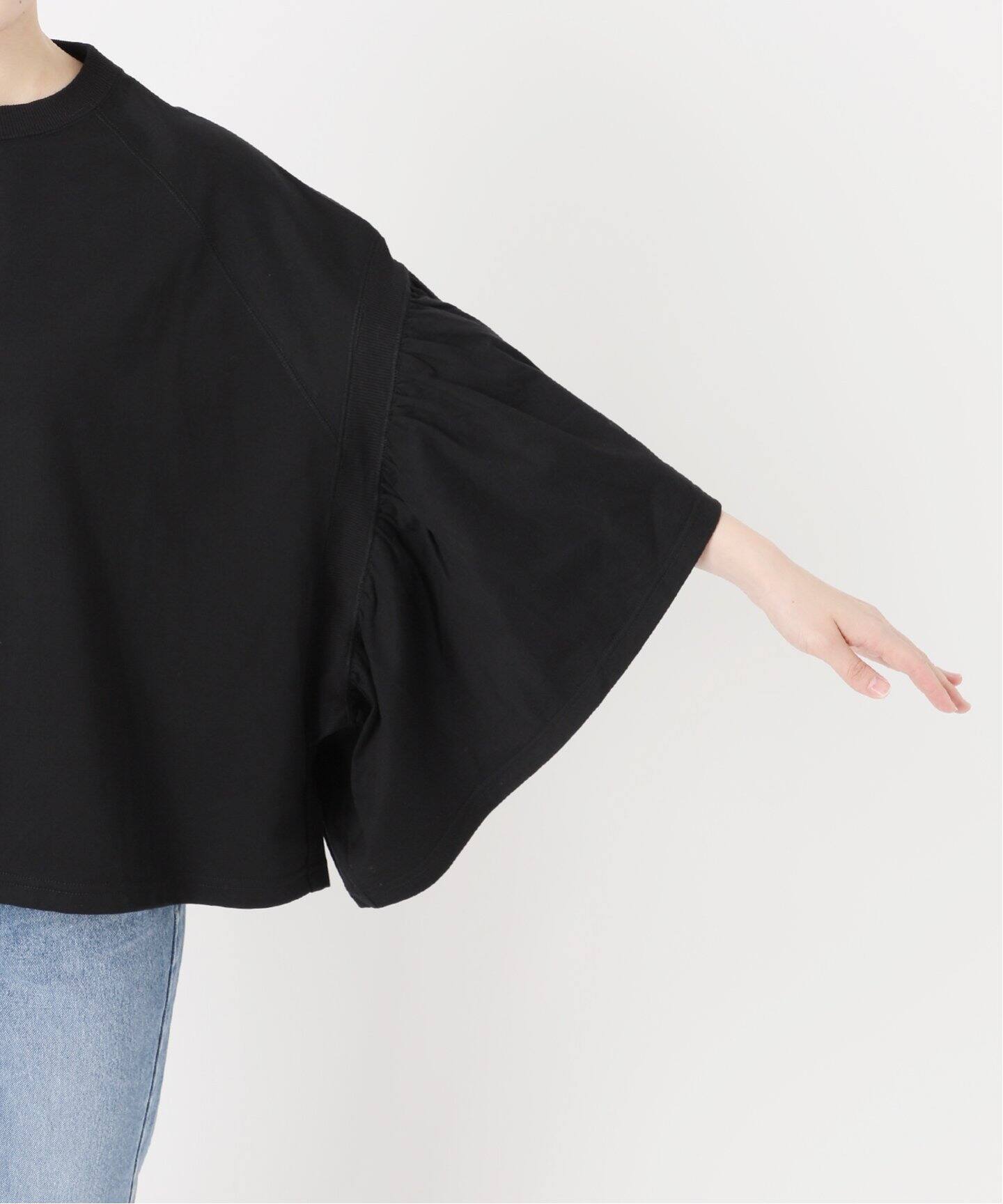 COG THE BIGSMOKE/コグザビッグスモーク LAURA GATHERED SLV TOP
