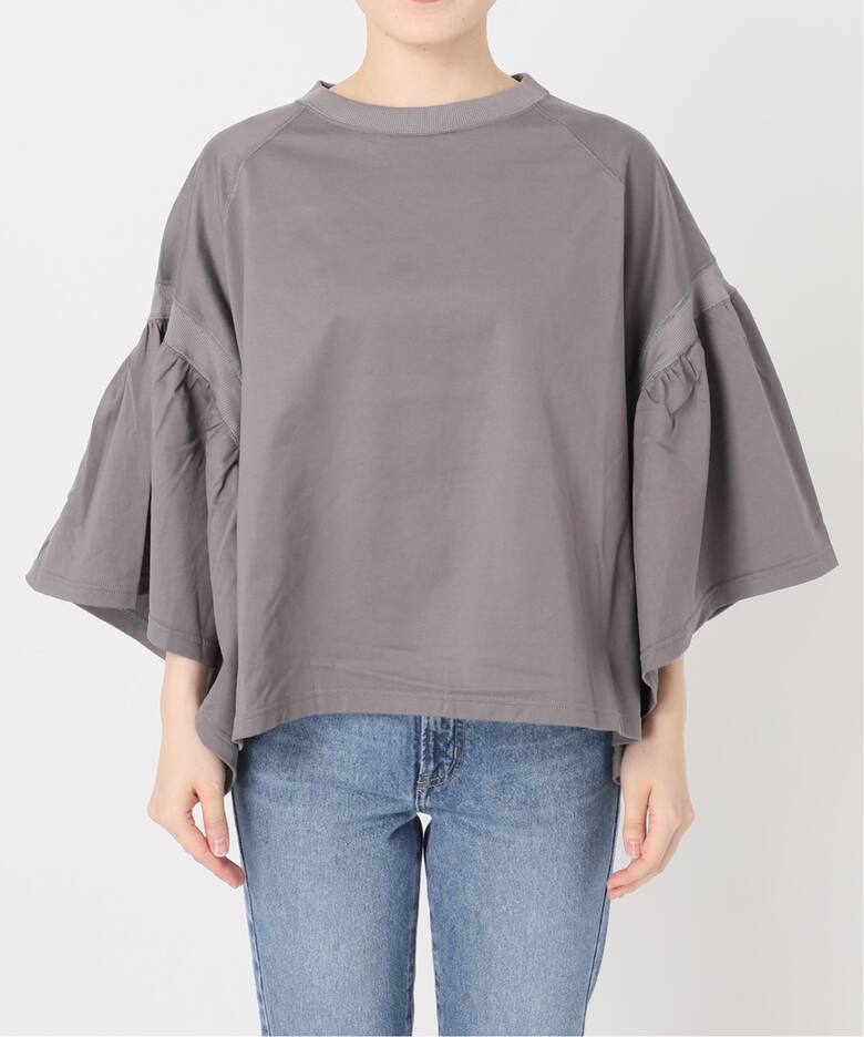 COG THE BIGSMOKE/コグザビッグスモーク LAURA GATHERED SLV TOP（T 