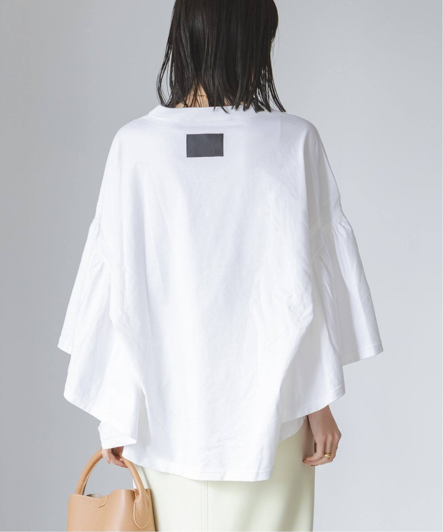 COG THE BIGSMOKE/コグザビッグスモーク LAURA GATHERED SLV TOP
