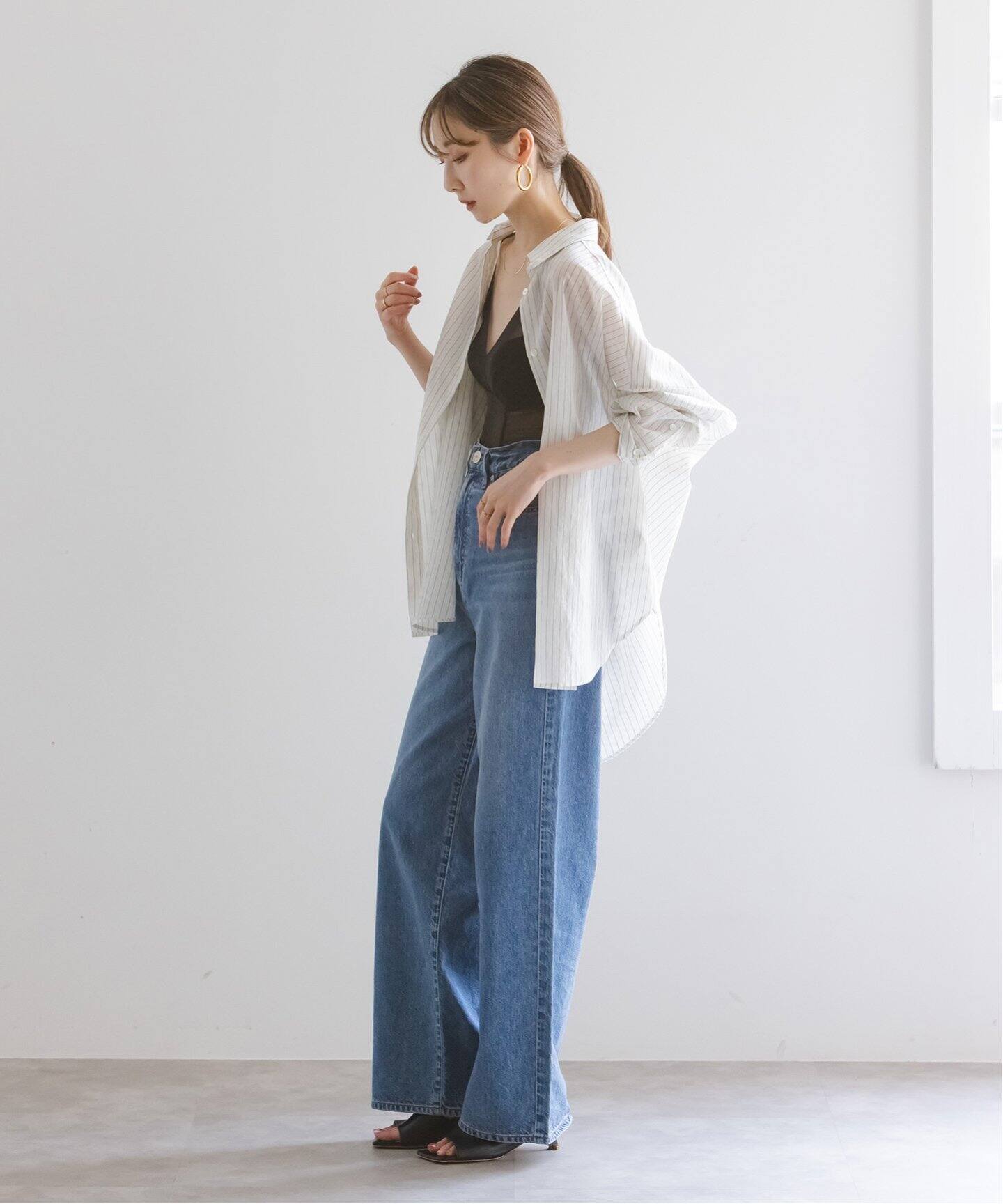 NICENICE MOMENT/ナイスナイスモーメント MESH BRIFEER（カップ付き