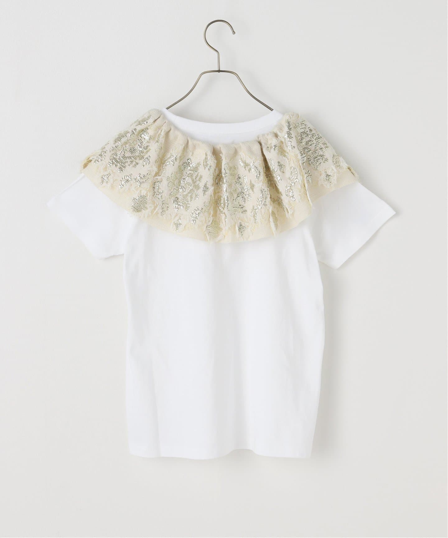 ミュラーオブヨシオクボ muller of yoshiokubo 25SS クルーネックTシャツ MLS25111 ホワイト サイズ：38 muller of yoshiokubo(ミュラーオブヨシオクボ) 25SSクルー