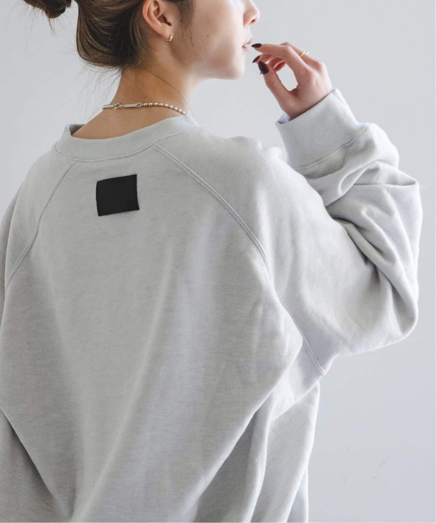トップス COG THE BIGSMOKE/LEILA WIDE CUFF SWEAT 18 LEILA WIDE CUFF SWEAT SHIRT / HEAVY TERRY - C12