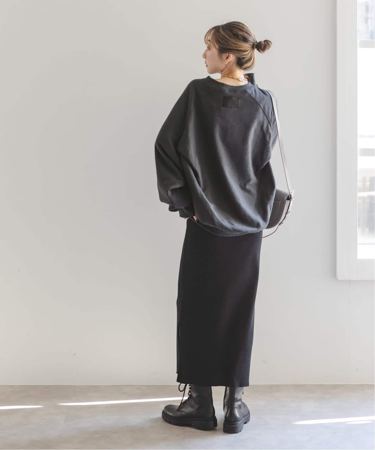 COG THE BIG SMOKE 黒 オーバーサイズ トレーナーお値下げ最終 追加予約3》COG THE BIGSMOKE/コグザビッグスモーク LEILA WIDE CUFF