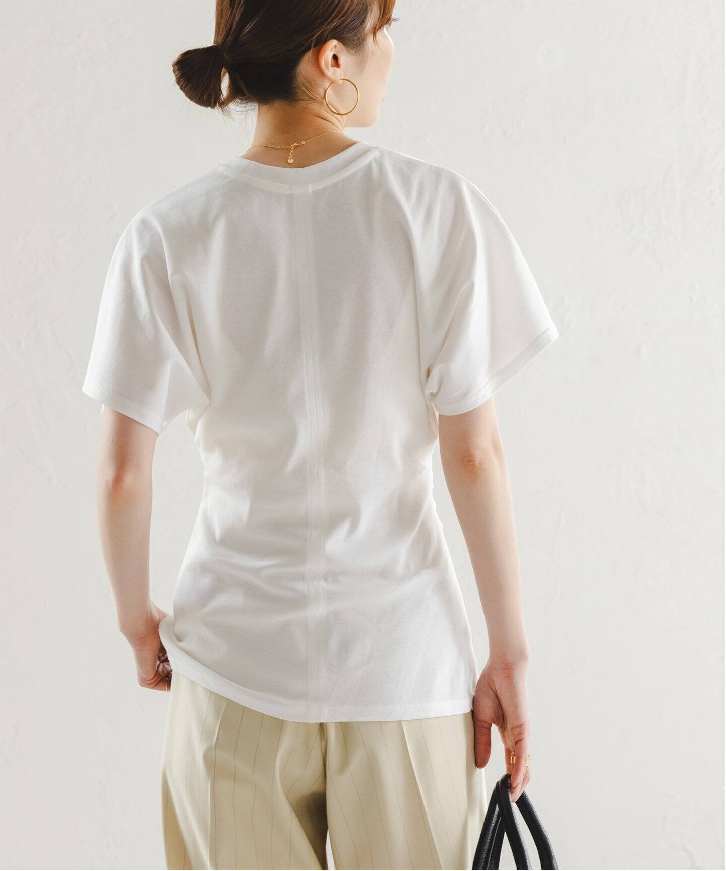 PROVOKEプロヴォーク ウエストタックTee ブラウン waist tuck Tee | PROVOKE design boutique