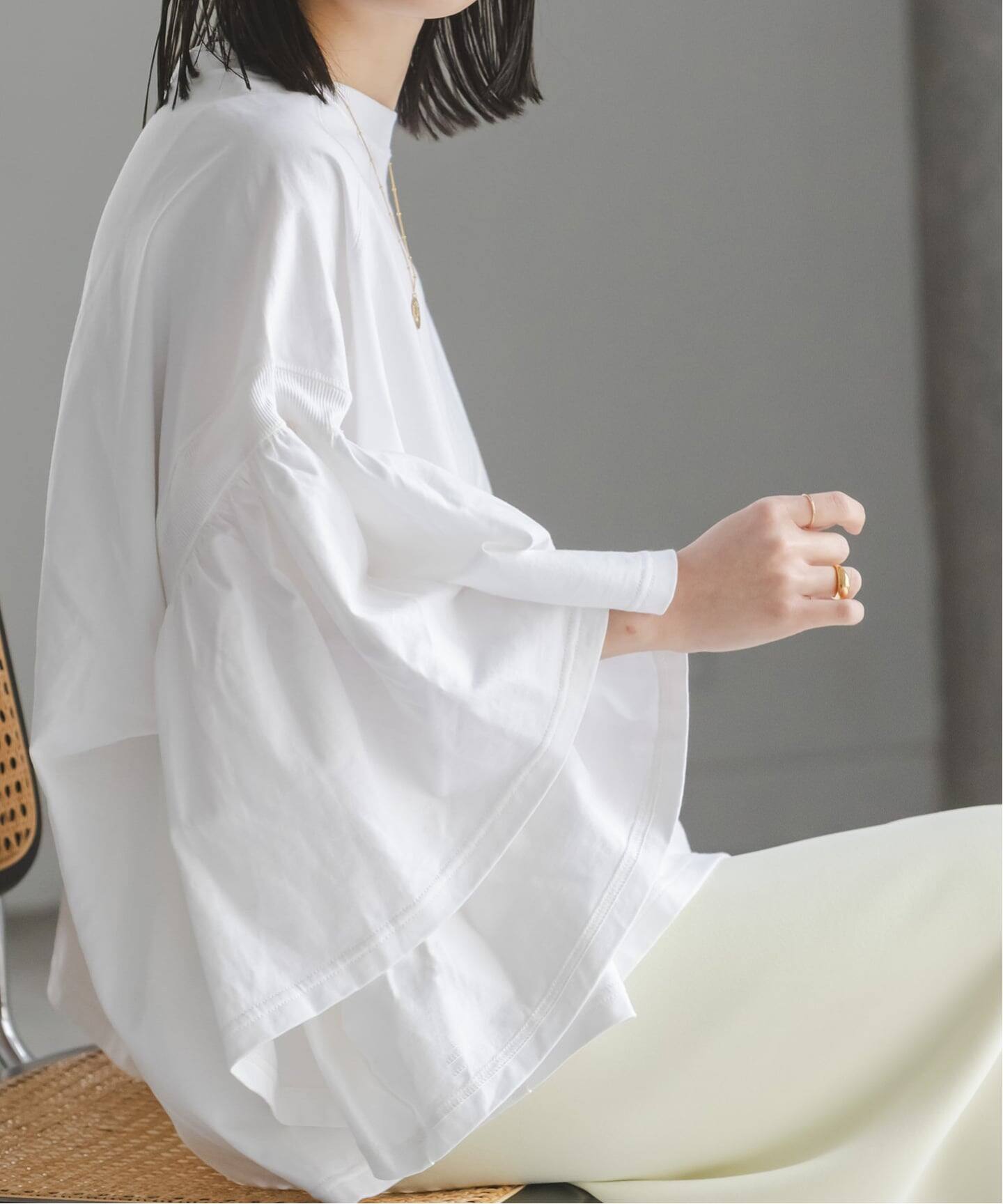 追加》COG THE BIGSMOKE/コグザビッグスモーク LAURA GATHERED SLV TOP
