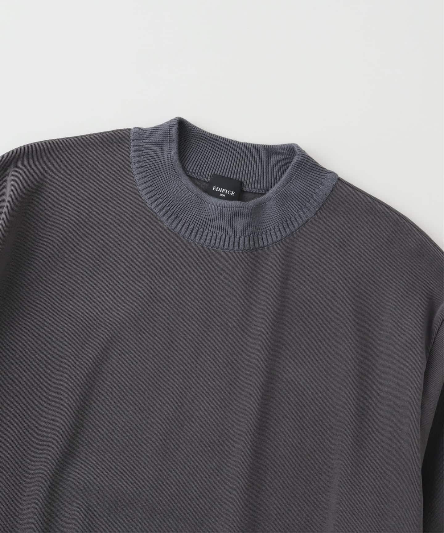 KNITTED リブ フライス モックネック ニット（ニット／セーター