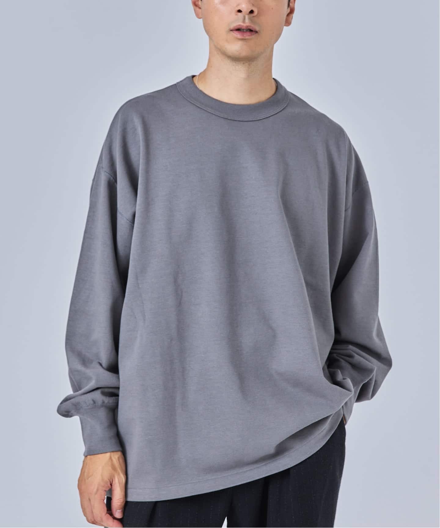 ETS.MATERIAUX(マテリオ) GOKUJUKU 天竺 ロングスリーブ（T