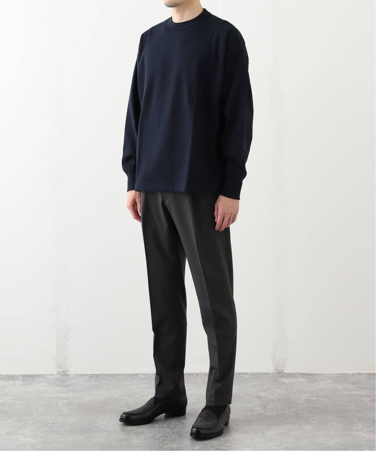 ETS.MATERIAUX(マテリオ) GOKUJUKU 天竺 ロングスリーブ（T