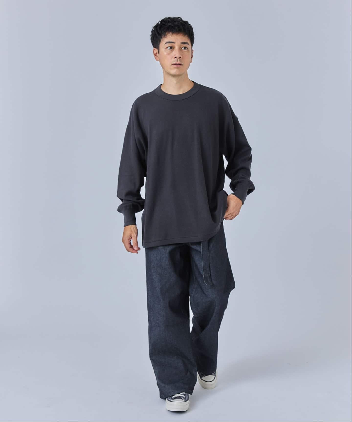 ETS.MATERIAUX(マテリオ) サーマル クルー カットソー（Tシャツ