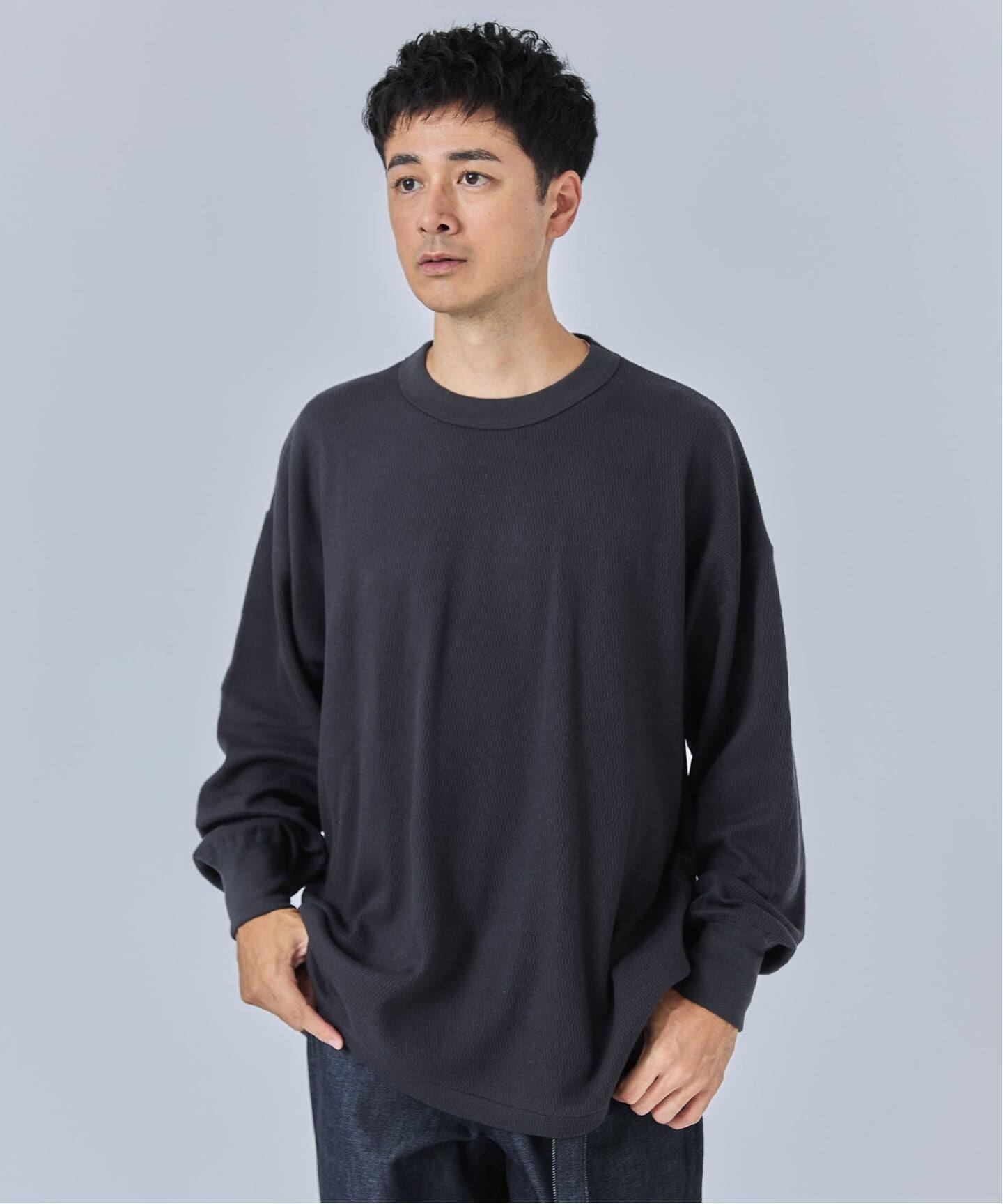 ETS.MATERIAUX(マテリオ) サーマル クルー カットソー（Tシャツ
