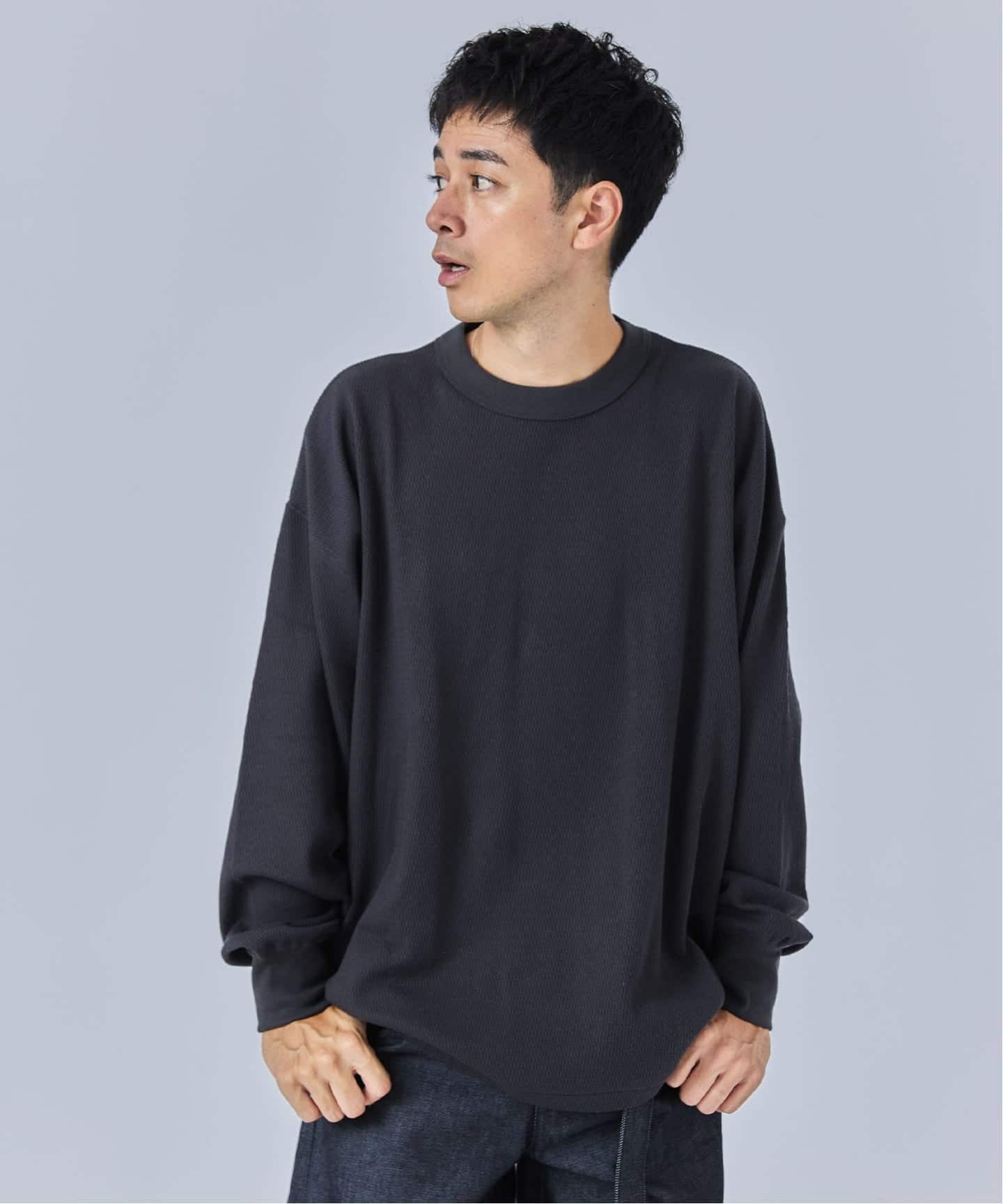 ETS.MATERIAUX(マテリオ) サーマル クルー カットソー（Tシャツ