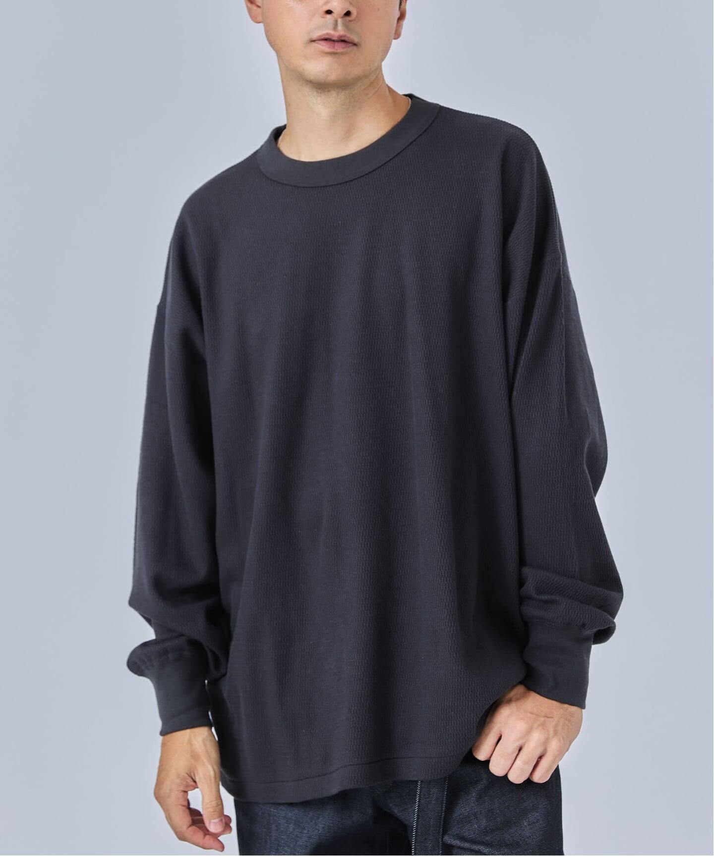 ETS.MATERIAUX(マテリオ) サーマル クルー カットソー（Tシャツ