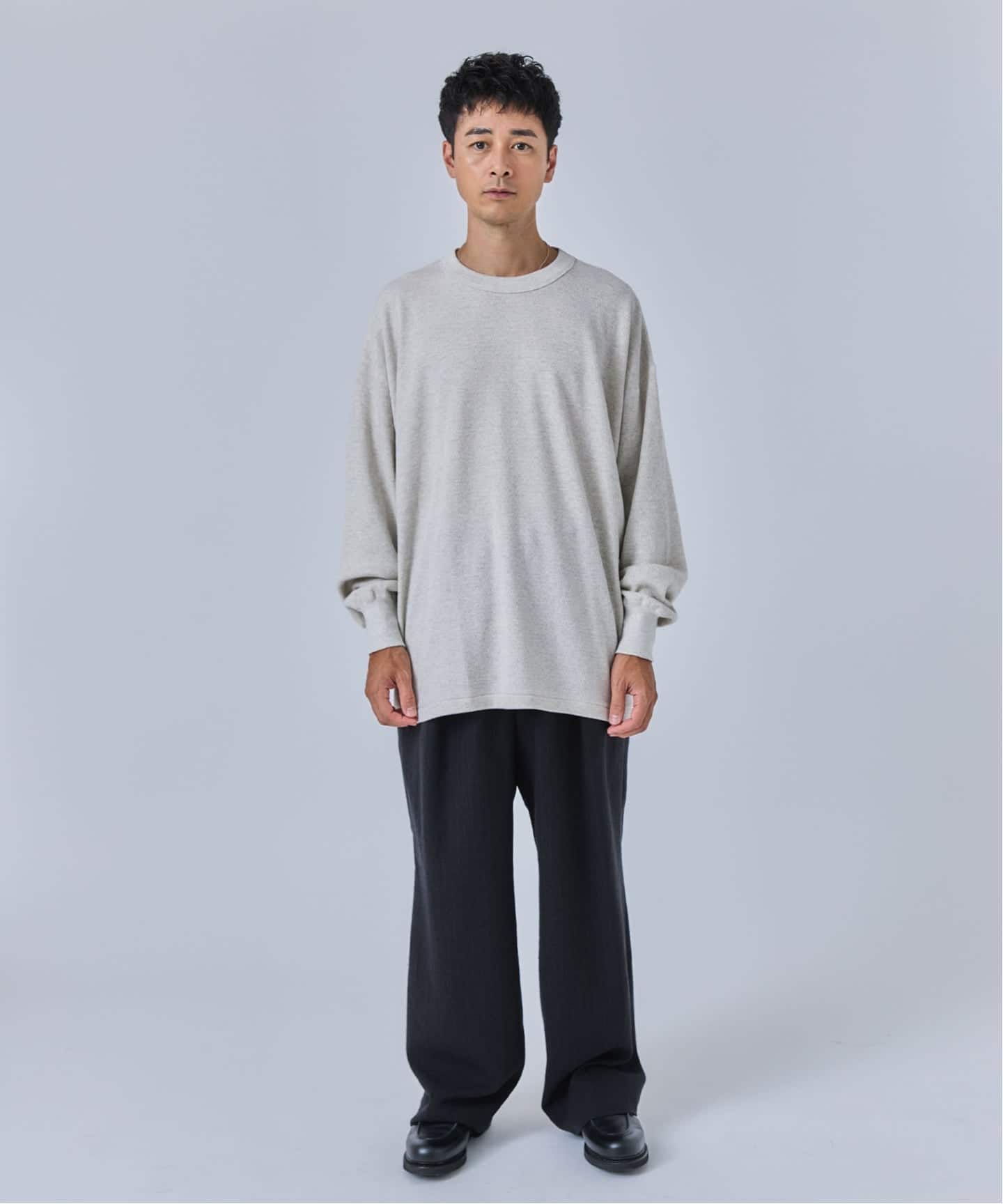 ETS.MATERIAUX(マテリオ) サーマル クルー カットソー（Tシャツ