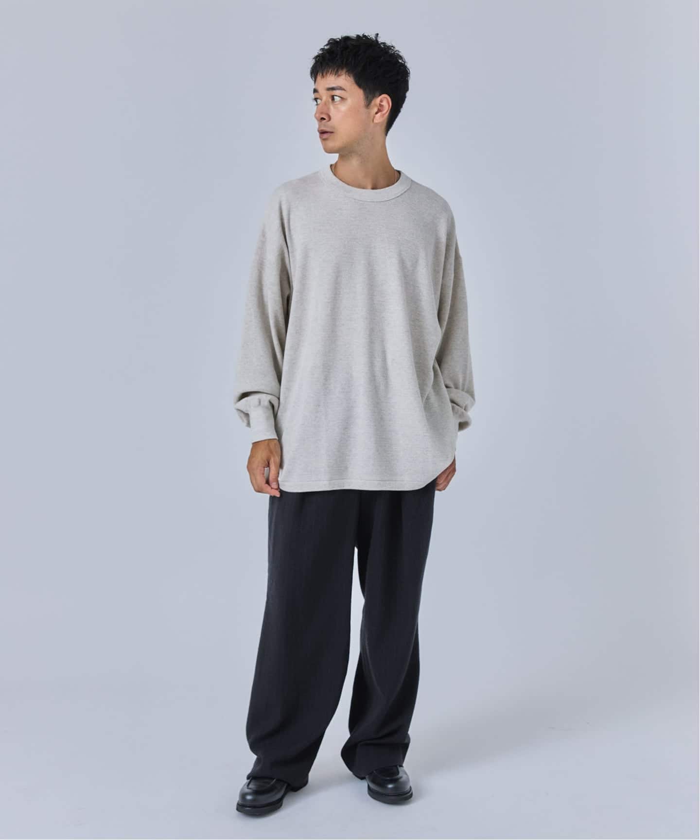 ETS.MATERIAUX(マテリオ) サーマル クルー カットソー（Tシャツ