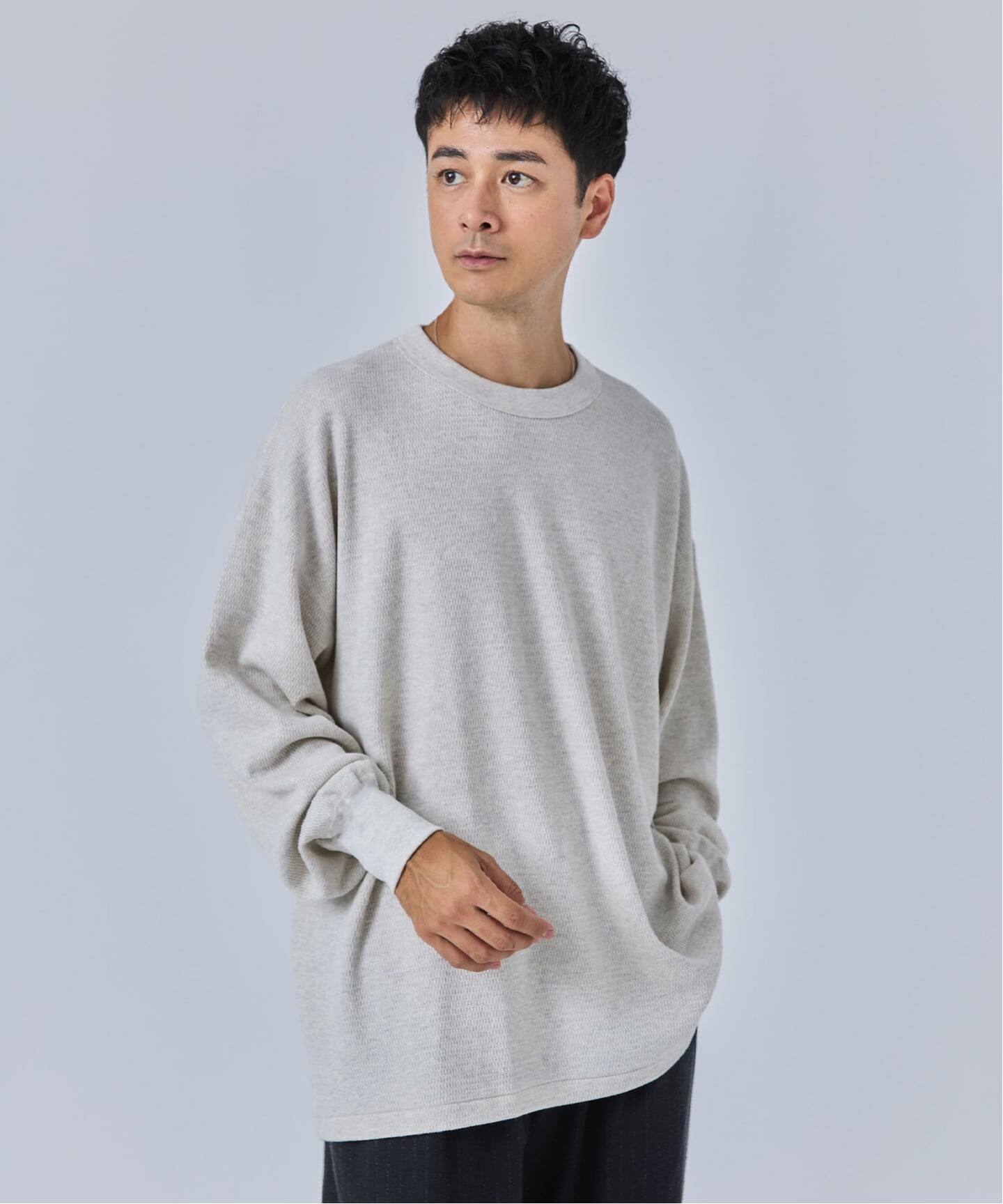 ETS.MATERIAUX(マテリオ) サーマル クルー カットソー（Tシャツ