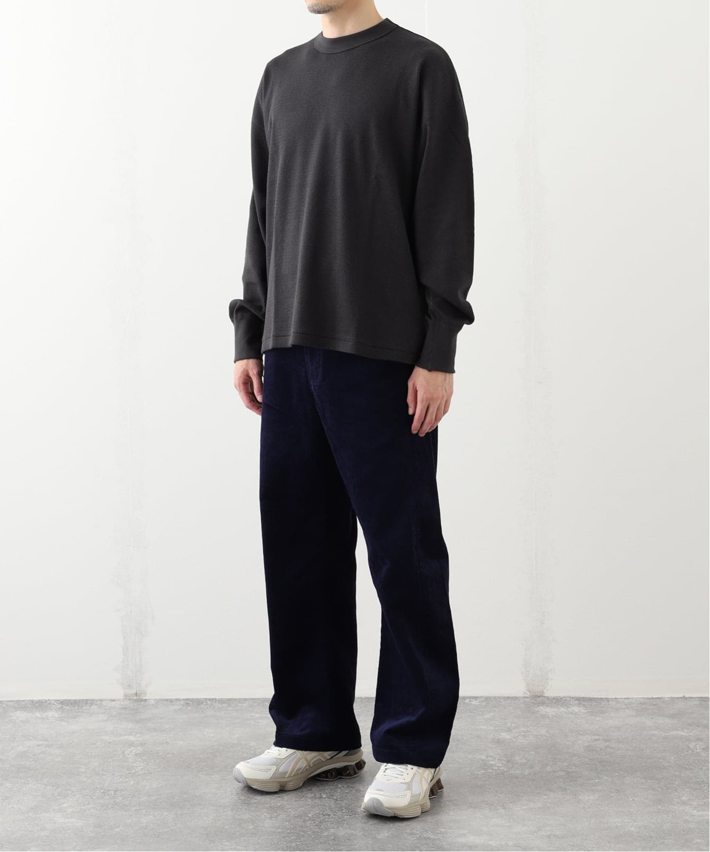 ETS.MATERIAUX(マテリオ) サーマル クルー カットソー（Tシャツ