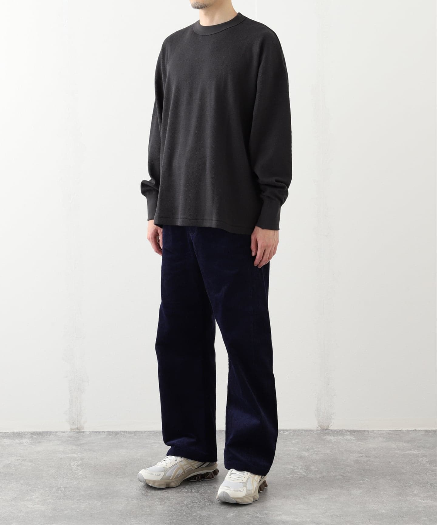 ETS.MATERIAUX(マテリオ) サーマル クルー カットソー（Tシャツ