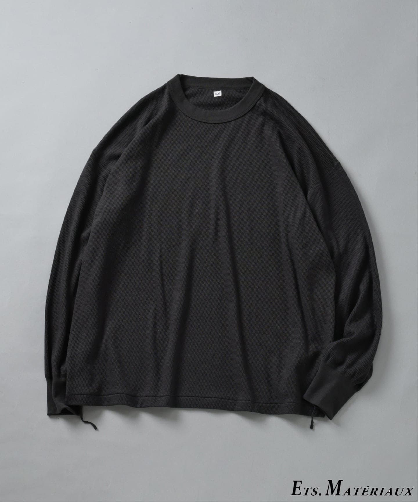 ETS.MATERIAUX(マテリオ) サーマル クルー カットソー（Tシャツ
