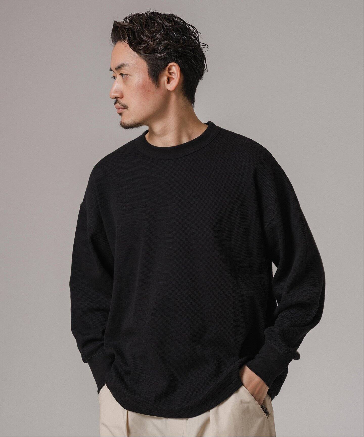 ETS.MATERIAUX(マテリオ) サーマル カットソー（Tシャツ