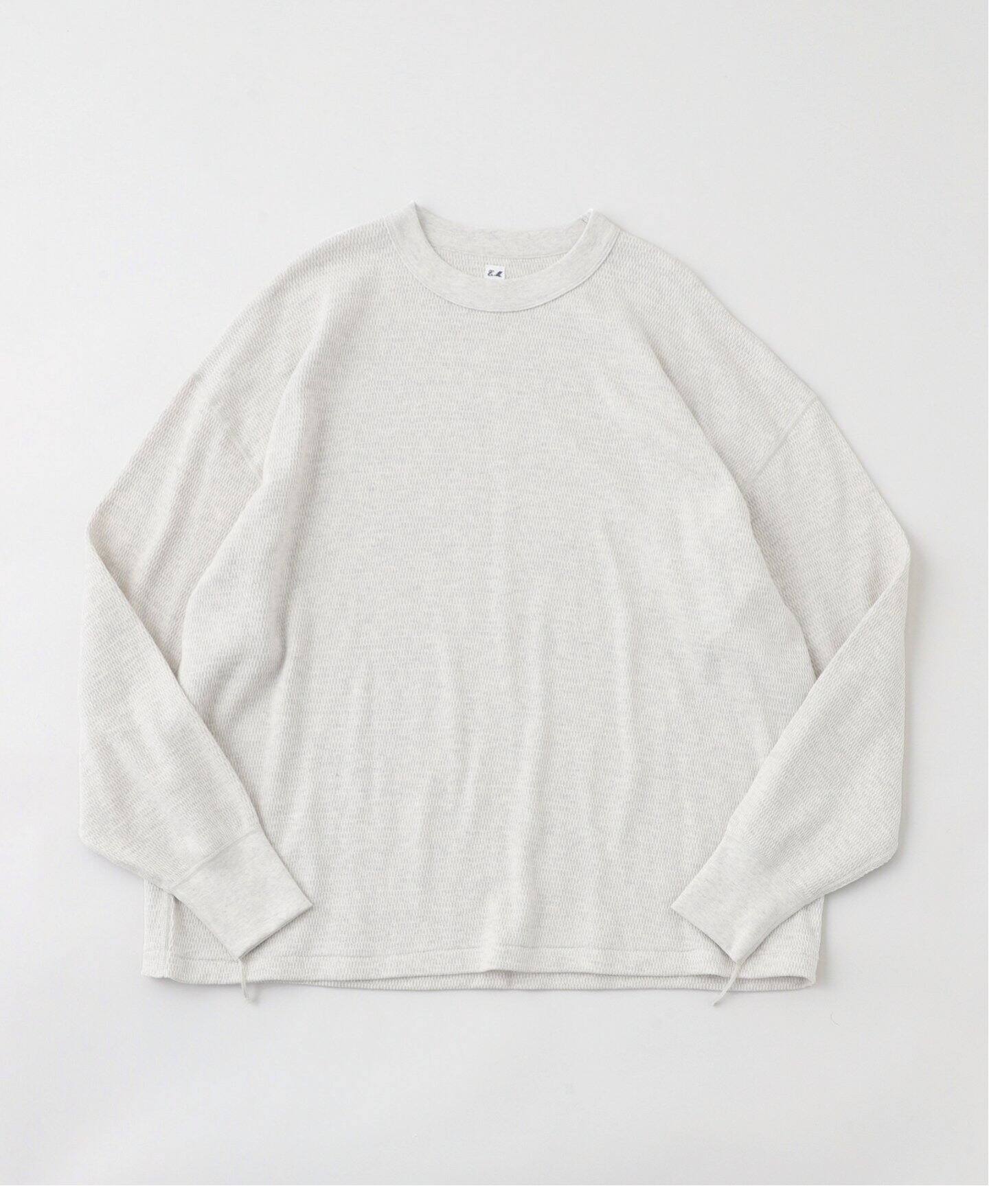 ETS.MATERIAUX マテリオ プルオーバーカットソー リネン100% Ets.MATERIAUX tシャツ ETS.MATERIAUX(マテリオ) サーマル T