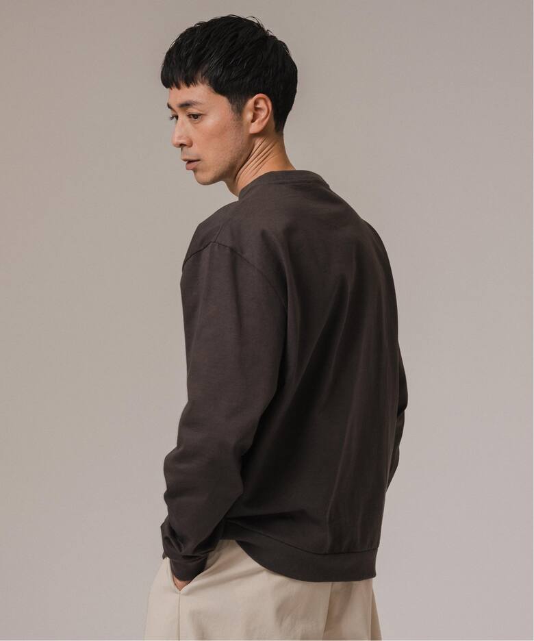 A.P.C. (アーペーセー) 別注 ロゴプリント スウェットライク ロング 