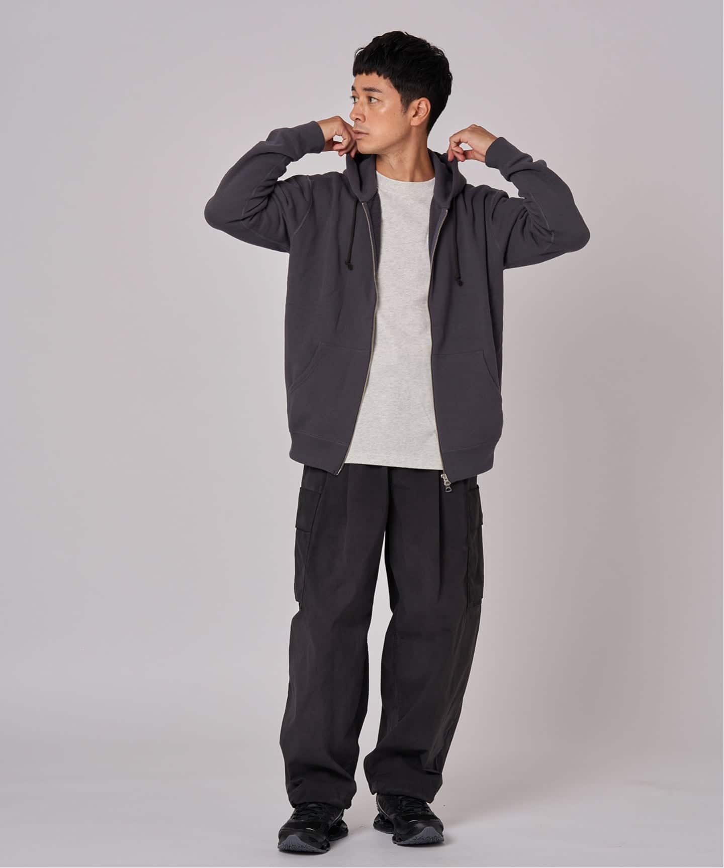 LOOPWHEELER × LOWERCASE for EDIFICE ライトツリウラケ ジップ