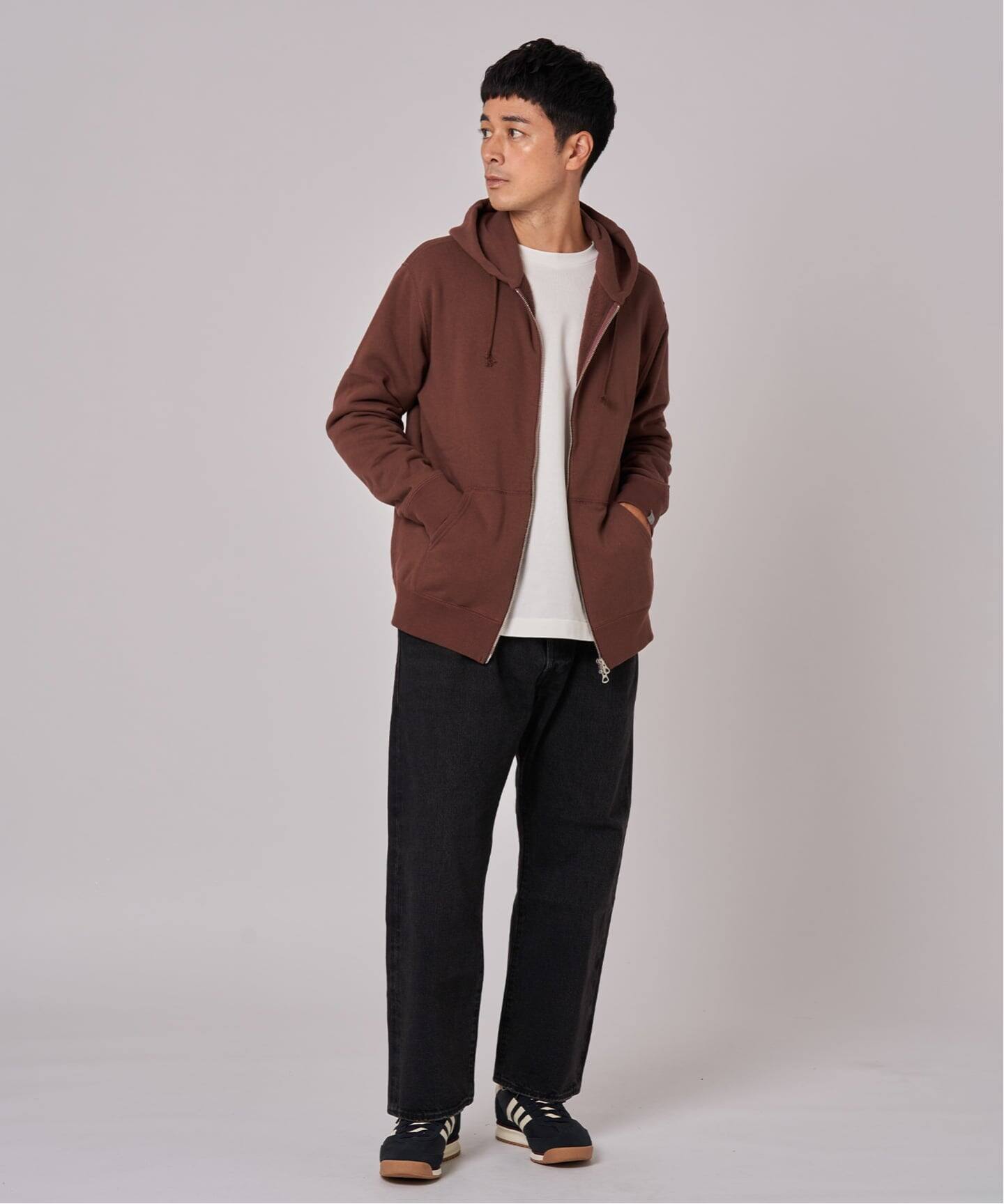 LOOPWHEELER × LOWERCASE for EDIFICE ライトツリウラケ ジップ