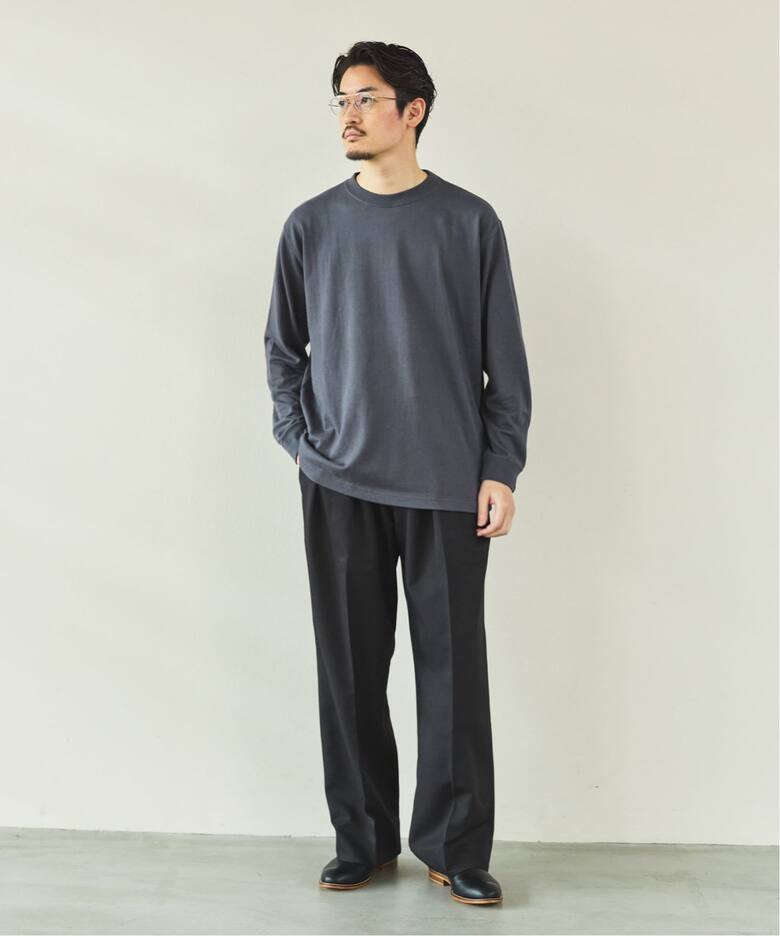 LOOPWHEELER for LOWERCASE ツリテンジク ロングスリーブ（Tシャツ 