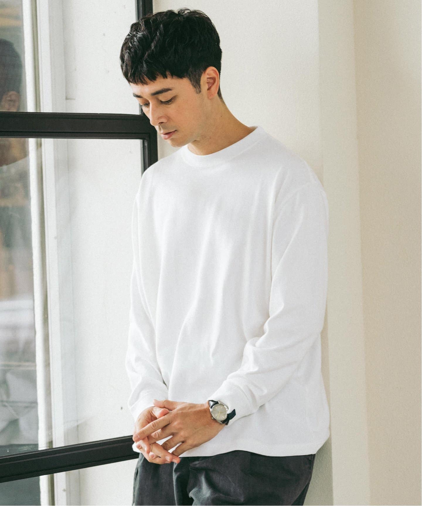LOOPWHEELER 長袖カットソー XL LOOPWHEELER for LOWERCASE ツリテンジク ロングスリーブ（T