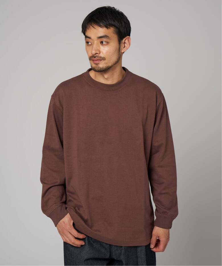 LOOPWHEELER for LOWERCASE ツリテンジク ロングスリーブ（Tシャツ 