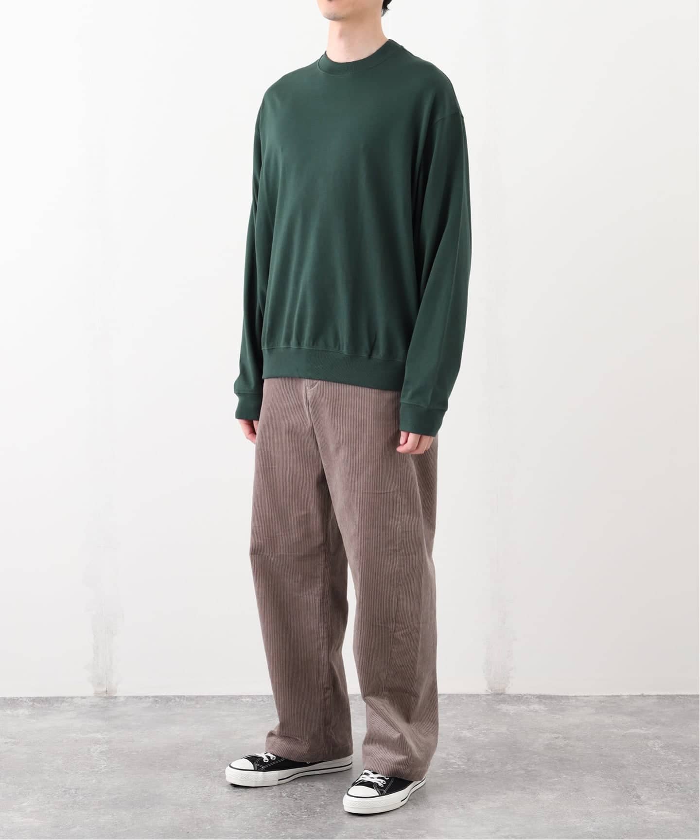 handvaerk (ハンドバーク) 別注 クルー ネック ロングスリーブ Tシャツ