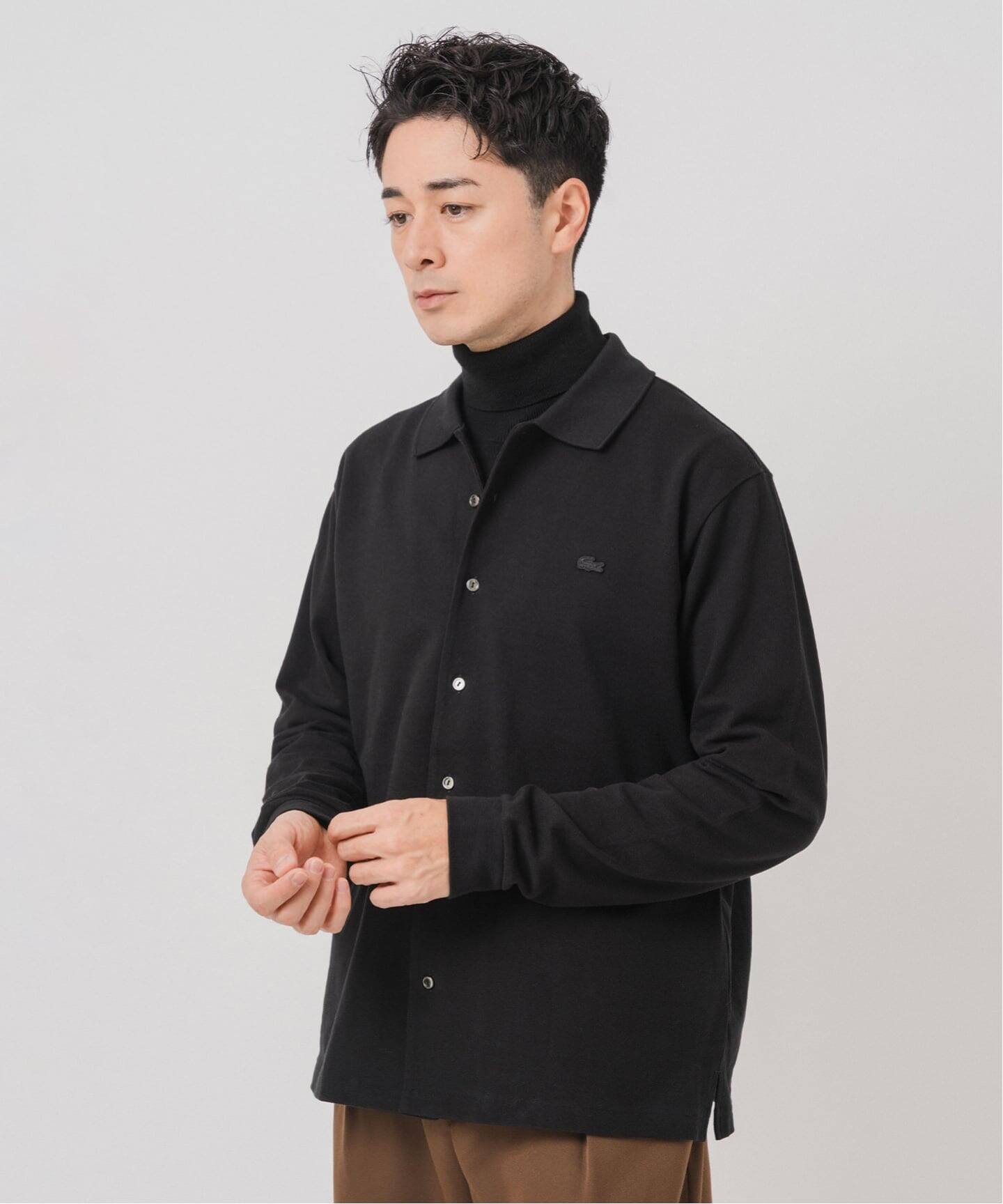 LACOSTE(ラコステ) 別注 フルオープン ロングスリーブポロシャツ（T