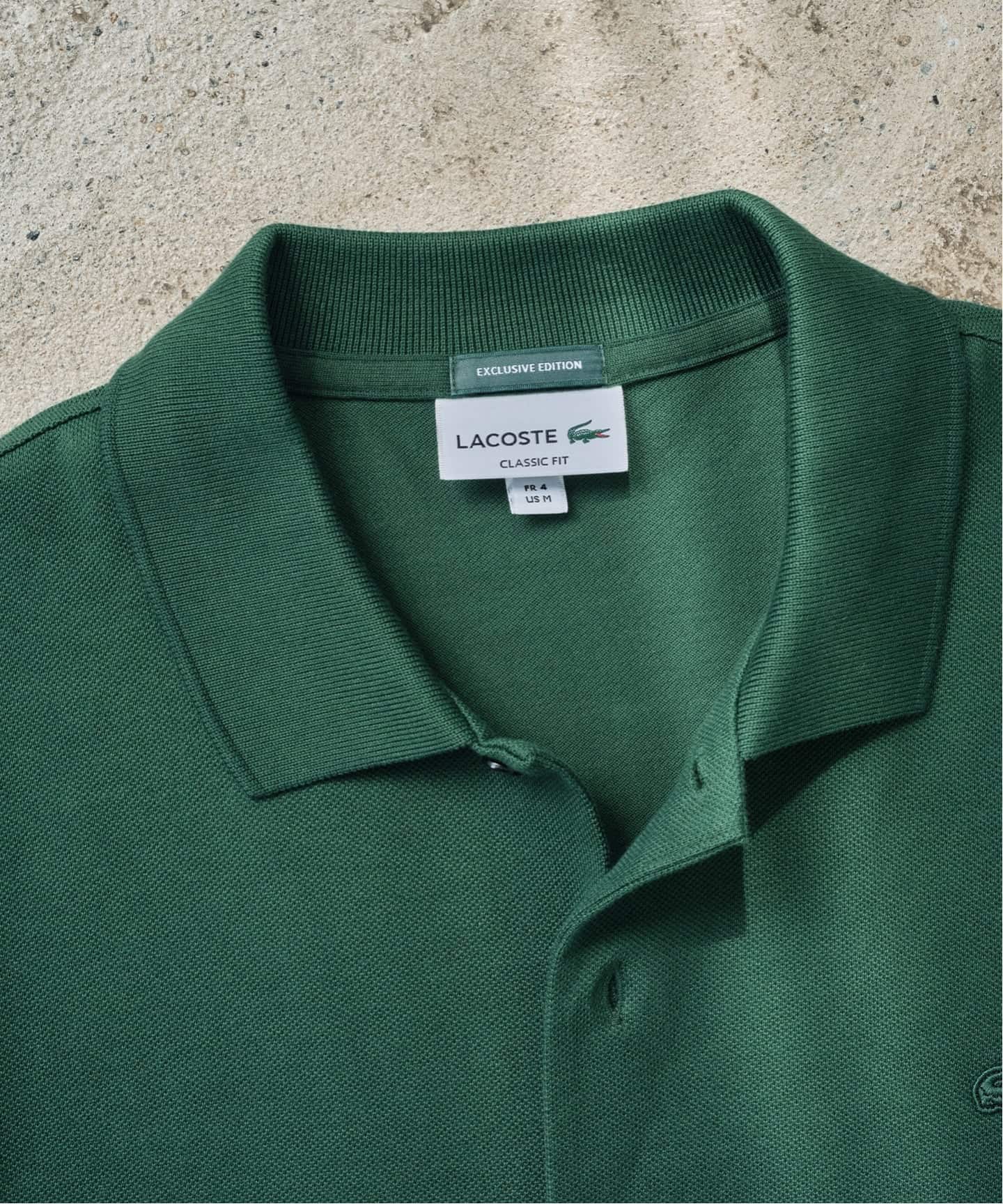 LACOSTE(ラコステ) 別注 フルオープン ロングスリーブポロシャツ