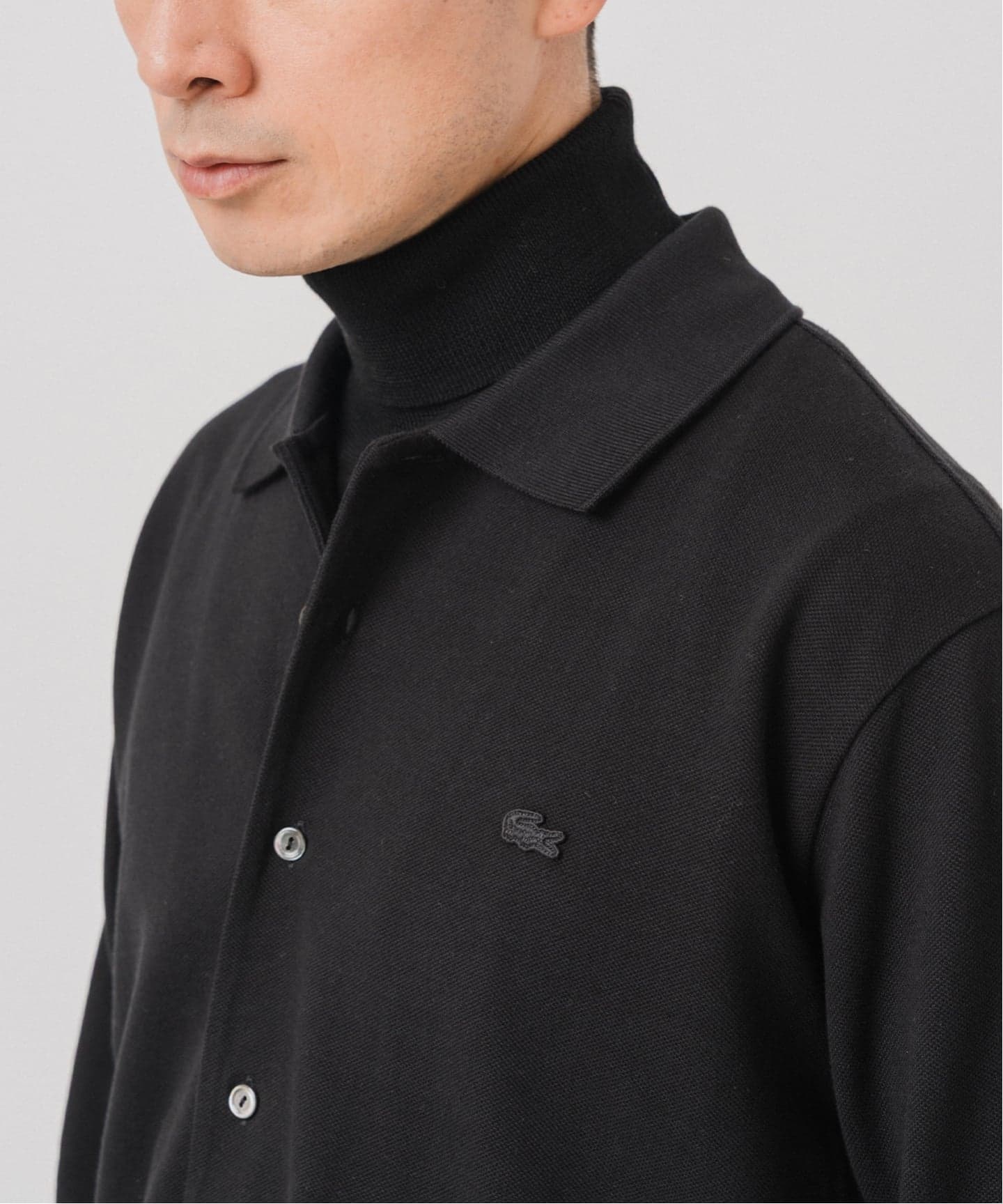 LACOSTE(ラコステ) 別注 フルオープン ロングスリーブポロシャツ（T