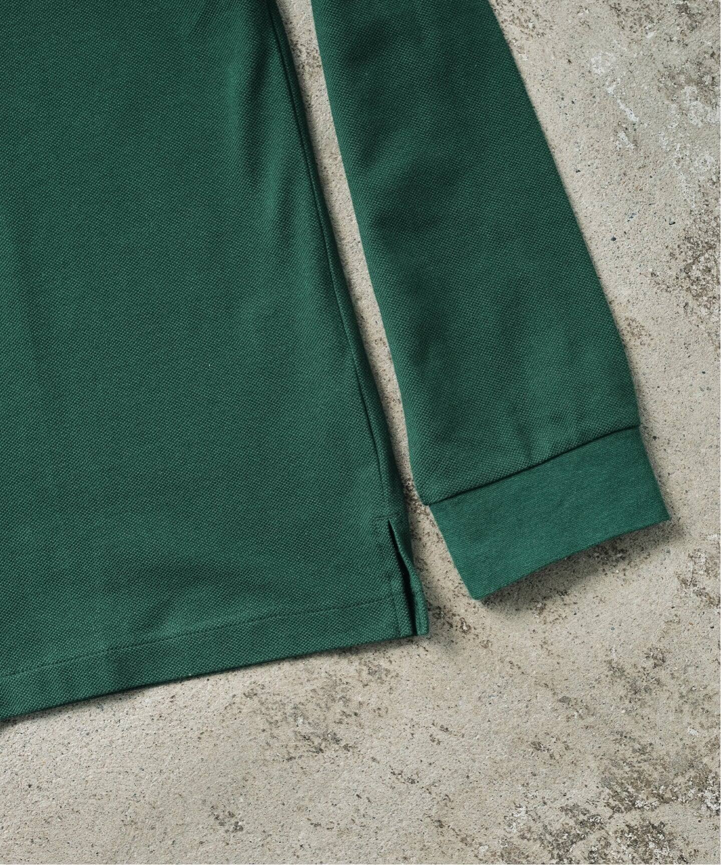 【エディフィス / ラコステ】 別注 フルオープン 鹿の子 ポロシャツ　Mサイズ エディフィス / ラコステ】 別注 フルオープン 鹿の子