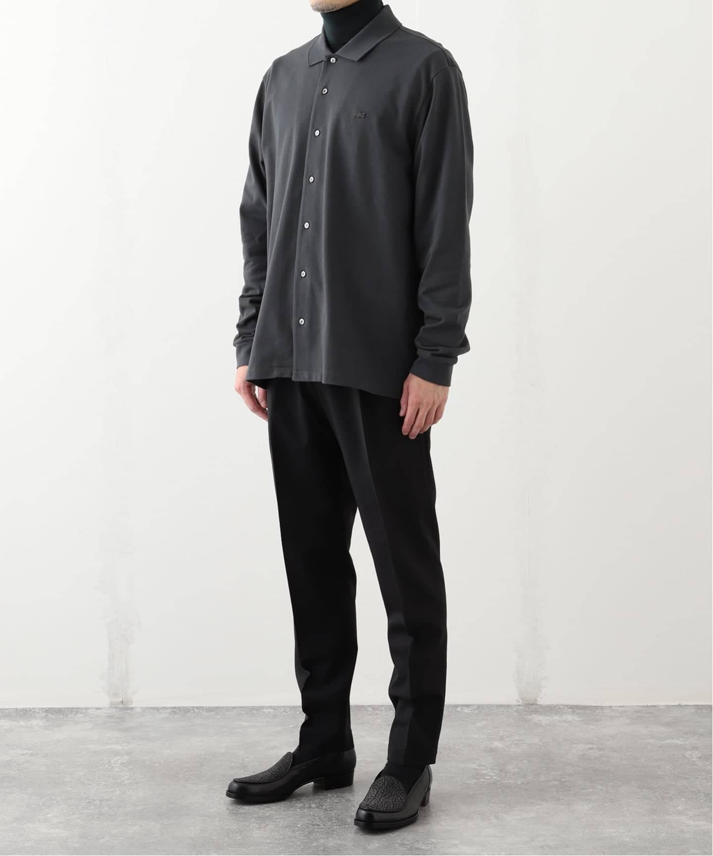 LACOSTE(ラコステ) 別注 フルオープン ロングスリーブポロシャツ（T