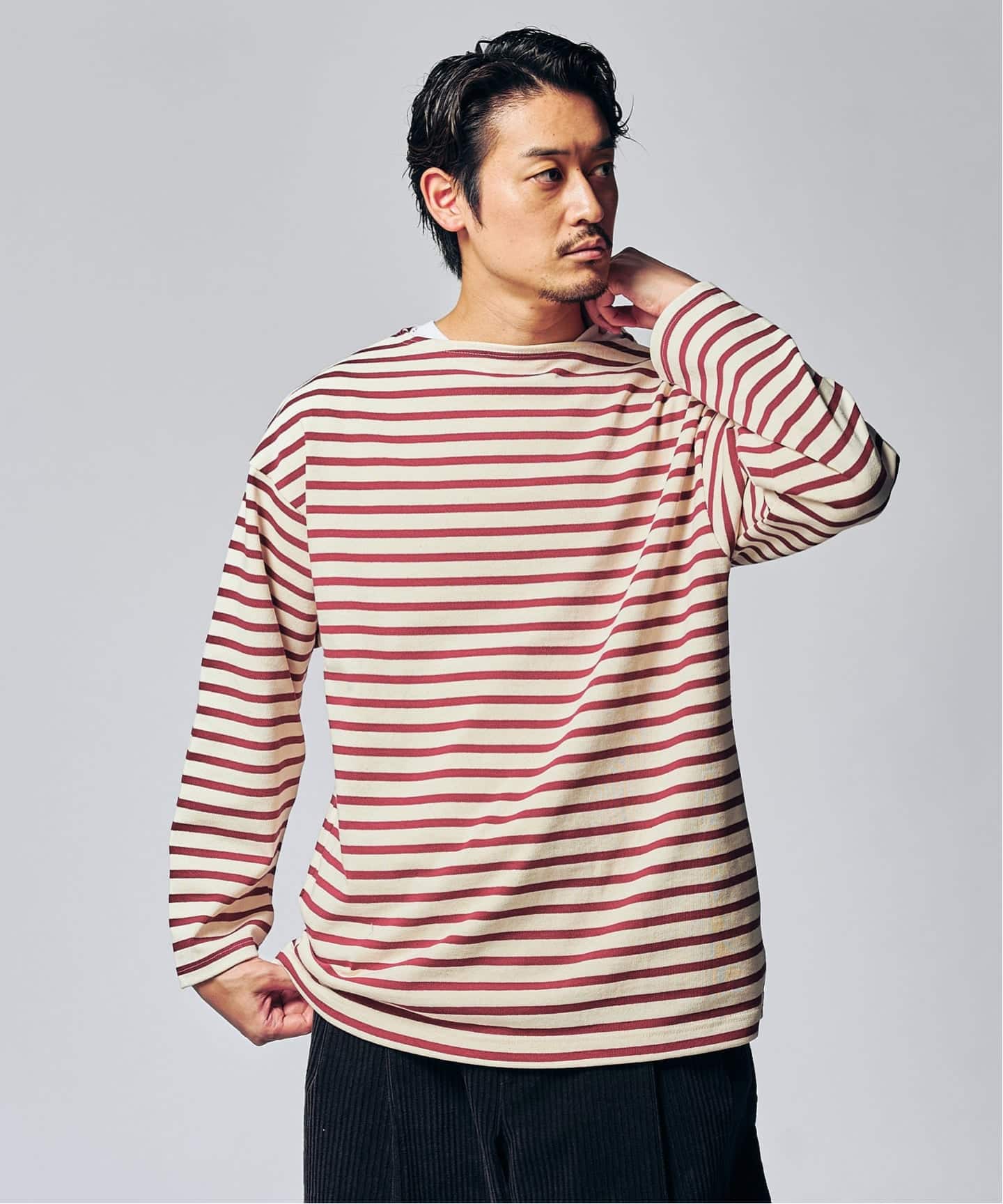 SAINT JAMES (セントジェームス) 別注 ウエッソン ルーズ ボーダー（T