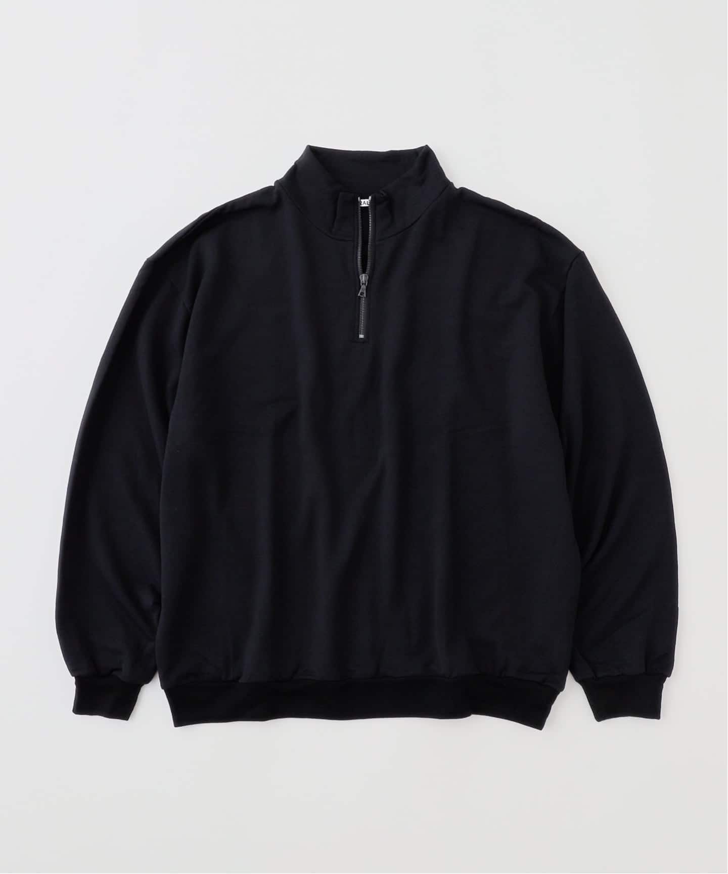 AURALEE (オーラリー) LIGHT WOOL SWEAT HALF ZIP P/O