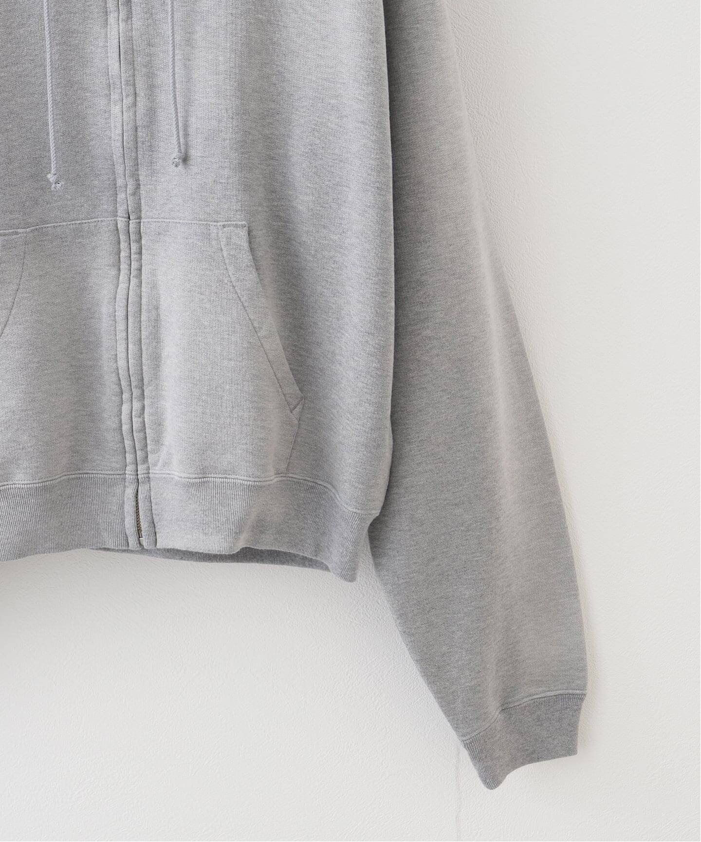 AURALEE (オーラリー) PRODUCT DYED PIMA LIGHT SWEAT ZIP パーカー