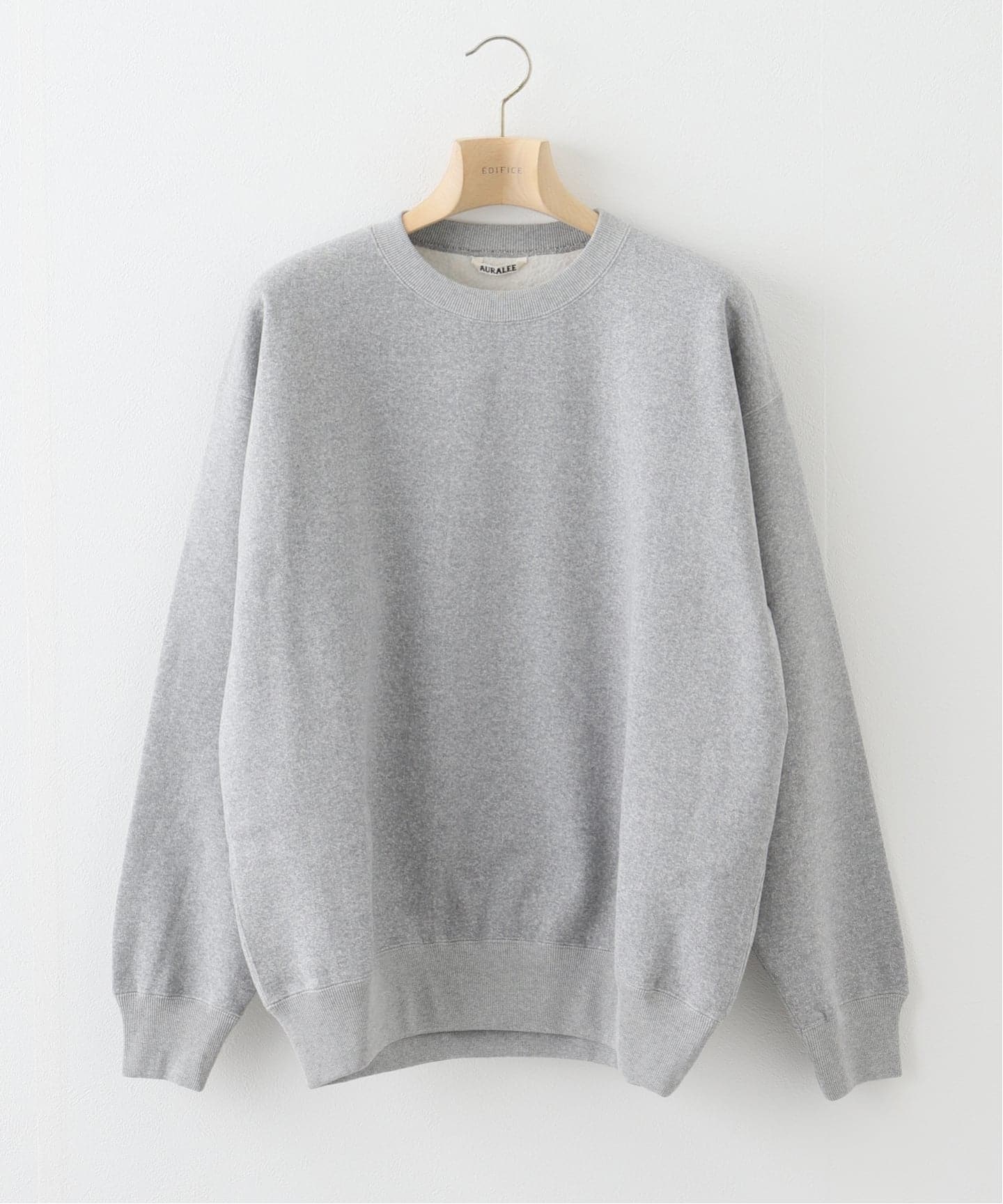 AURALEE (オーラリー) SMOOTH SOFT BD SWEAT P/O（Tシャツ／カットソー