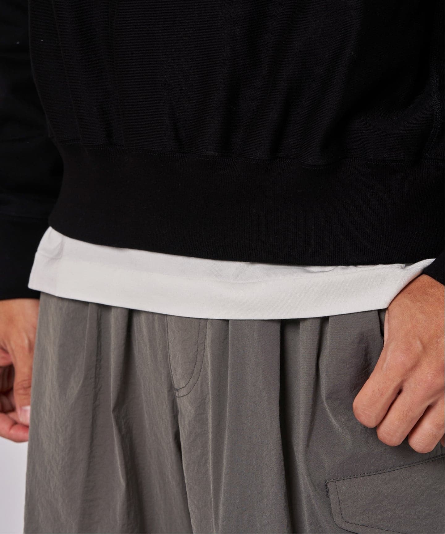blurhms ROOTSTOCK スエット ヘザーグレー サイズ2 予約》blurhms ROOTSTOCK (ブラームス) 別注 Soft&Hard