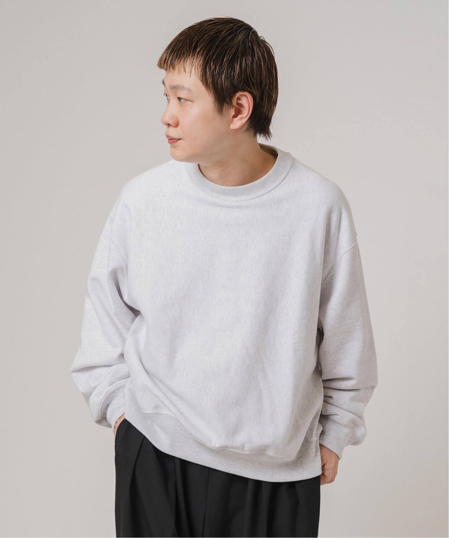 blurhms ROOTSTOCK ブラームス　スウェット グレー　2 blurhms ROOTSTOCK (ブラームス) 別注 Soft&Hard クロップド