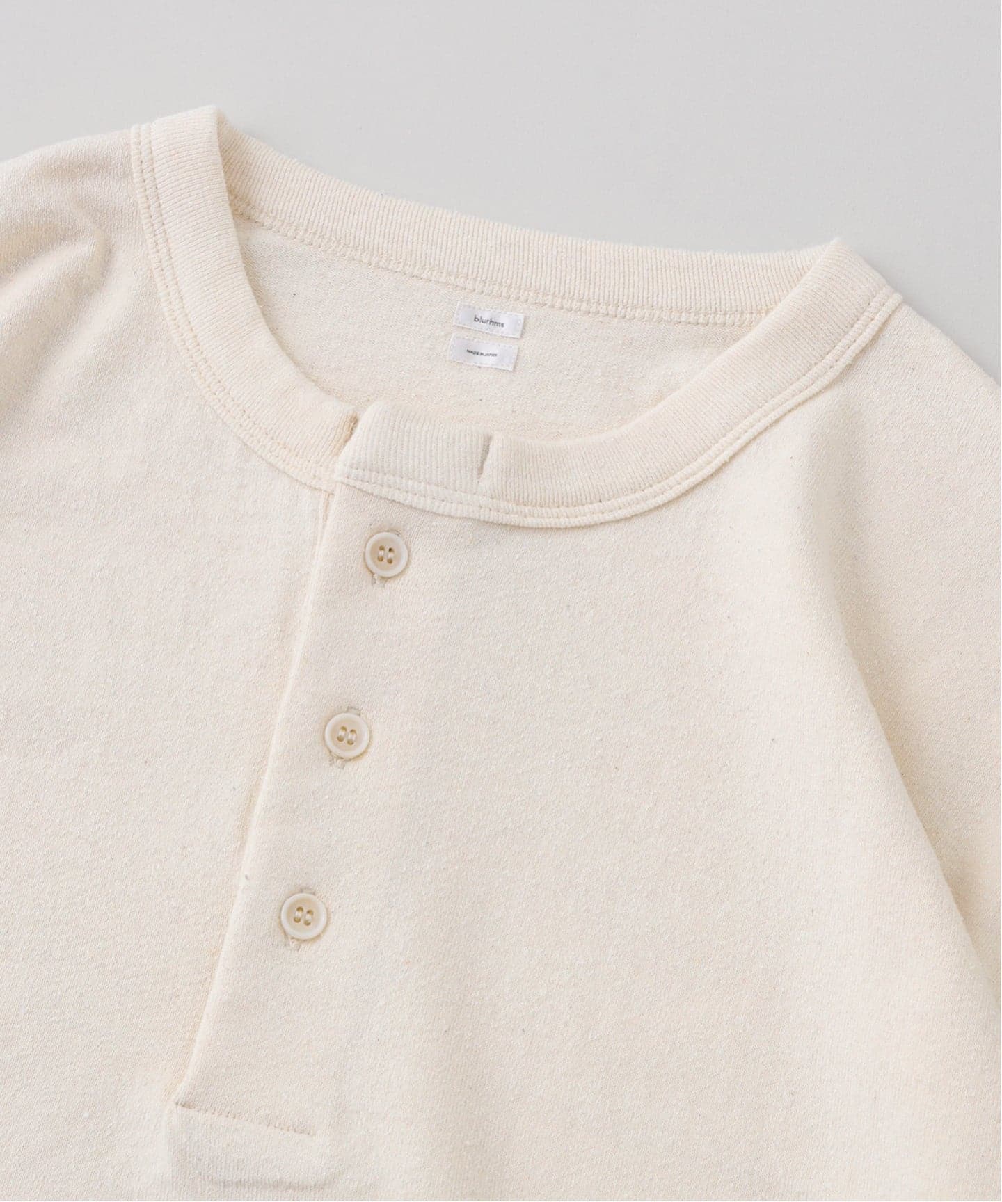 ブラームス blurhms C/Silk Nep ベースボールTシャツ blurhms (ブラームス) Co/Silk Nep Baseball Raglan Tee
