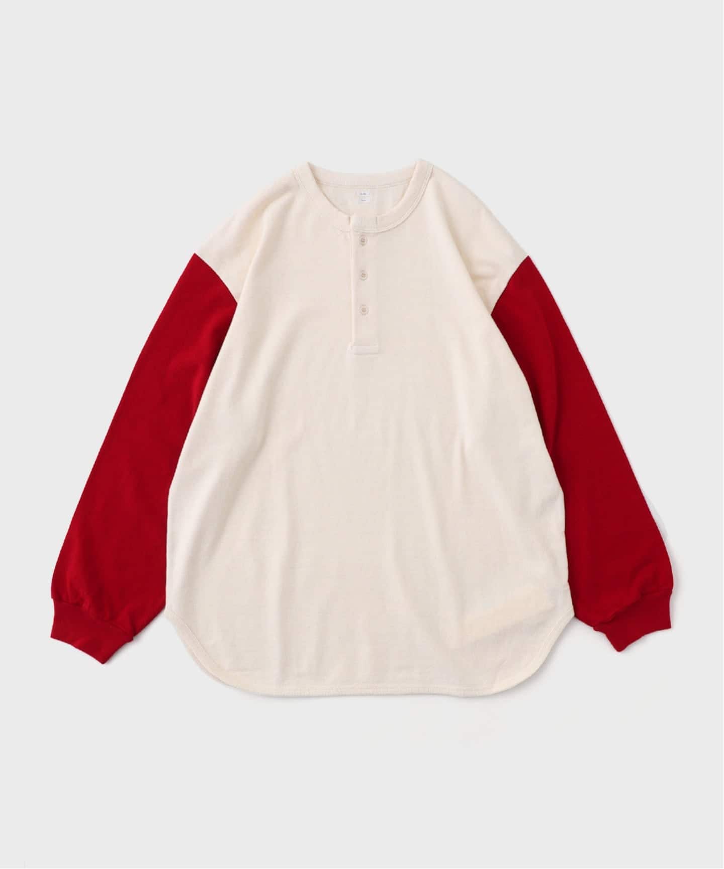 ブラームス blurhms C/Silk Nep ベースボールTシャツ blurhms (ブラームス) Co/Silk Nep Baseball Raglan Tee